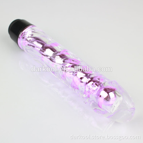 DD-033/High quality powerful waterproof vibrating dildo for women G point vibrator pink